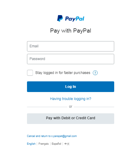 Pembayaran SSL dengan Paypal